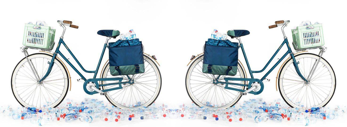 Gerecyclede fietstassen